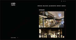 Desktop Screenshot of lgdarquitectos.com