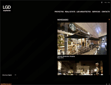 Tablet Screenshot of lgdarquitectos.com